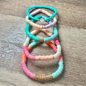 Vinyl Bracelet Set from BowoodLane on Etsy